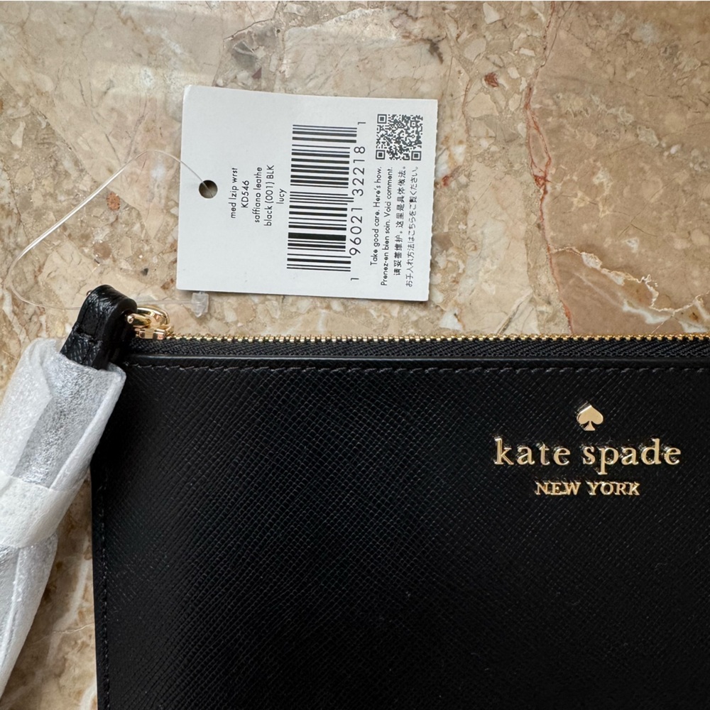 NWT Kate Spade Black Leather Wallet - Picture 5 of 8